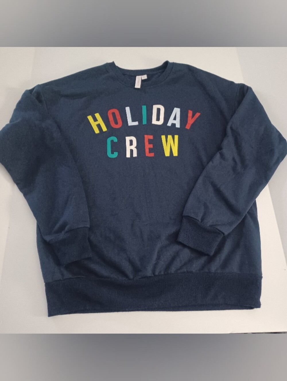 JoySpun Holiday Crew Sweatshirt Sz S